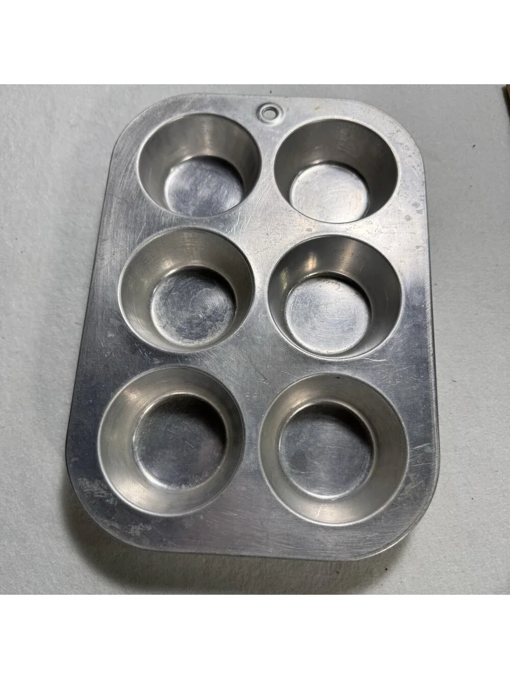 Vintage Aluminum Muffin Tin Lot Mirro TALA Chilton Mini Cupcake Popover Pans 5pc